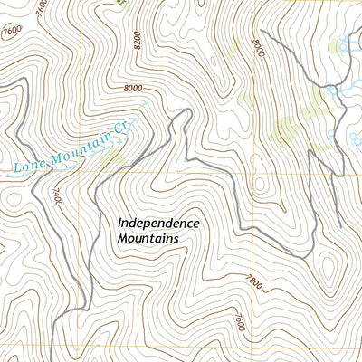 United States Geological Survey Singletree Creek, NV (2021, 24000-Scale) digital map