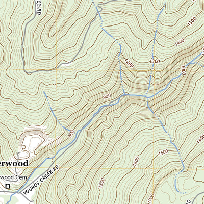 United States Geological Survey Sinking Cove, TN (2022, 24000-Scale) digital map