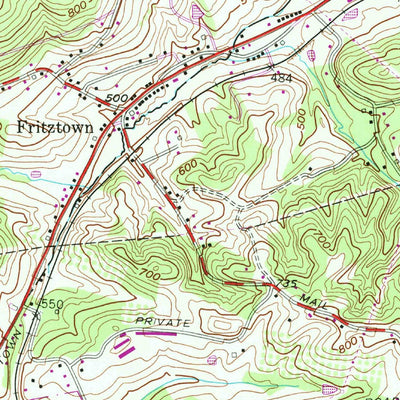 United States Geological Survey Sinking Spring, PA (1955, 24000-Scale) digital map