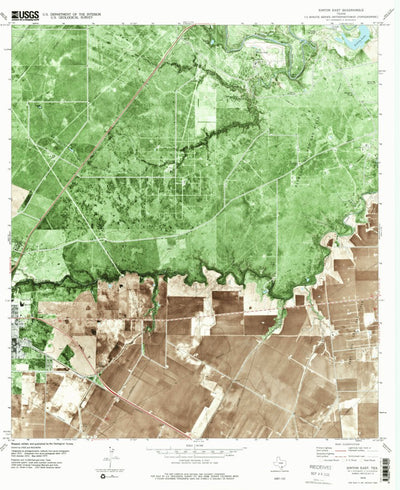 United States Geological Survey Sinton East, TX (1979, 24000-Scale) digital map