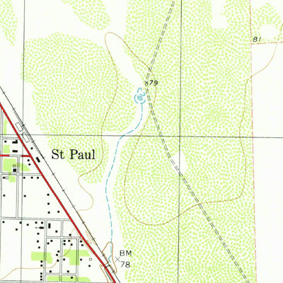 United States Geological Survey Sinton West, TX (1979, 24000-Scale) digital map