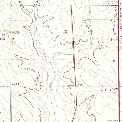 United States Geological Survey Sioux Center, IA (1964, 24000-Scale) digital map