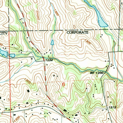 United States Geological Survey Sioux City North, IA-SD (1994, 24000-Scale) digital map