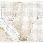 United States Geological Survey Sioux City North, IA-SD-NE (1986, 100000-Scale) digital map