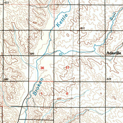 United States Geological Survey Sioux City North, IA-SD-NE (1986, 100000-Scale) digital map