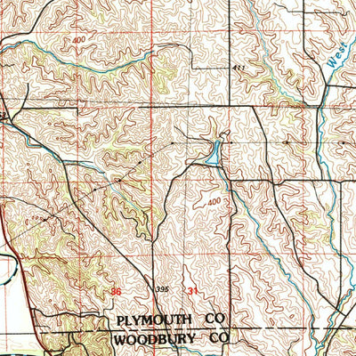 United States Geological Survey Sioux City North, IA-SD-NE (1986, 100000-Scale) digital map
