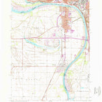United States Geological Survey Sioux City South, IA-NE-SD (1963, 24000-Scale) digital map
