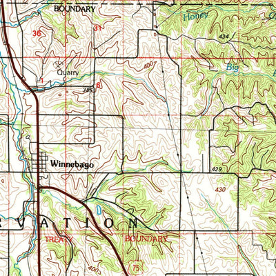United States Geological Survey Sioux City South, IA-NE-SD (1986, 100000-Scale) digital map
