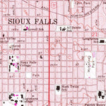 United States Geological Survey Sioux Falls East, SD (1962, 24000-Scale) digital map