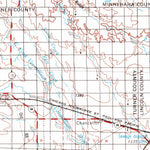 United States Geological Survey Sioux Falls, SD-IA-MN (1955, 250000-Scale) digital map