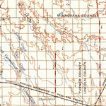 United States Geological Survey Sioux Falls, SD-IA-MN (1958, 250000-Scale) digital map