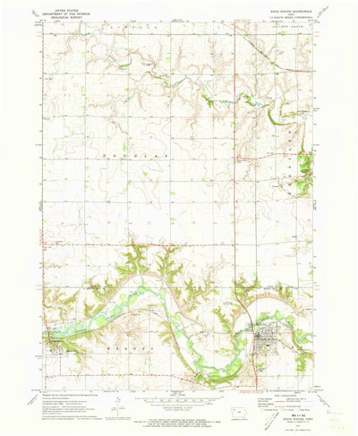United States Geological Survey Sioux Rapids, IA (1971, 24000-Scale) digital map