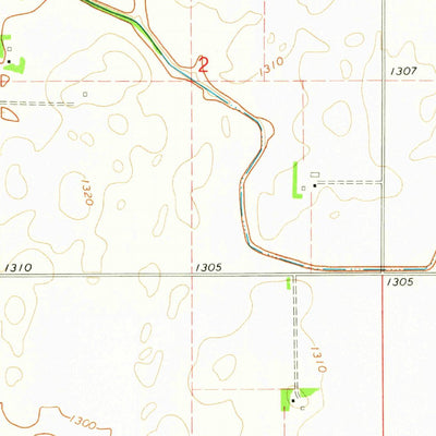 United States Geological Survey Sioux Rapids SE, IA (1971, 24000-Scale) digital map