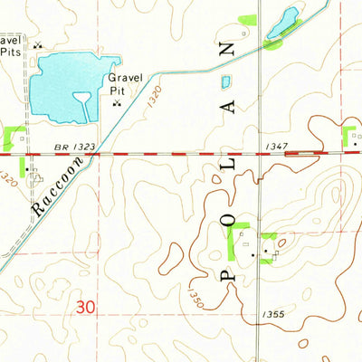 United States Geological Survey Sioux Rapids SE, IA (1971, 24000-Scale) digital map