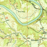 United States Geological Survey Sipsey, AL (1951, 24000-Scale) digital map