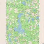 United States Geological Survey Siren East, WI (1982, 24000-Scale) digital map