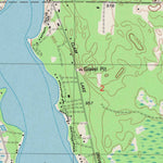 United States Geological Survey Siren East, WI (1982, 24000-Scale) digital map
