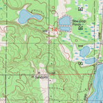 United States Geological Survey Siren West, WI (1982, 24000-Scale) digital map