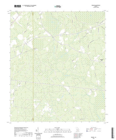 United States Geological Survey Sirmans, GA (2020, 24000-Scale) digital map