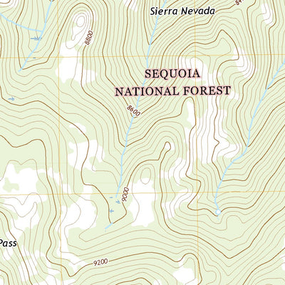 United States Geological Survey Sirretta Peak, CA (2021, 24000-Scale) digital map