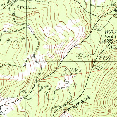 United States Geological Survey Siskiyou Pass, OR-CA (1983, 24000-Scale) digital map