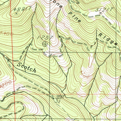 United States Geological Survey Siskiyou Pass, OR-CA (1983, 24000-Scale) digital map
