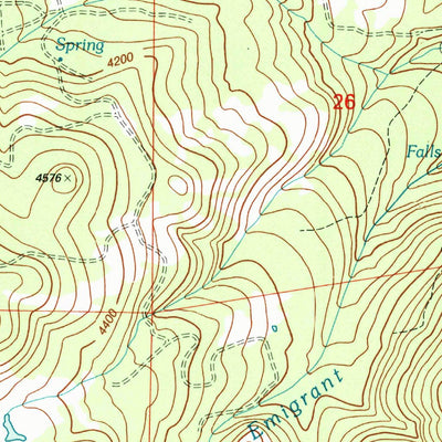 United States Geological Survey Siskiyou Pass, OR-CA (2001, 24000-Scale) digital map