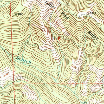 United States Geological Survey Siskiyou Pass, OR-CA (2001, 24000-Scale) digital map