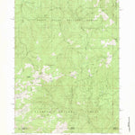 United States Geological Survey Siskiyou Peak, OR-CA (1983, 24000-Scale) digital map
