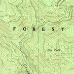 United States Geological Survey Siskiyou Peak, OR-CA (1983, 24000-Scale) digital map