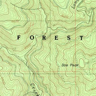 United States Geological Survey Siskiyou Peak, OR-CA (1983, 24000-Scale) digital map