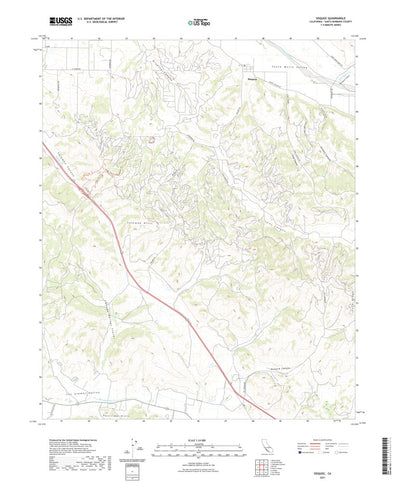 United States Geological Survey Sisquoc, CA (2021, 24000-Scale) digital map