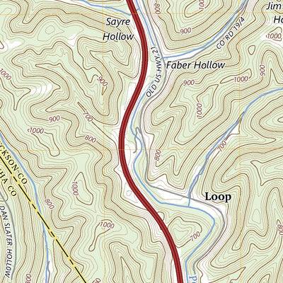 United States Geological Survey Sissonville, WV (2023, 24000-Scale) digital map