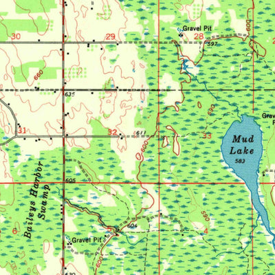 United States Geological Survey Sister Bay, WI (1960, 62500-Scale) digital map