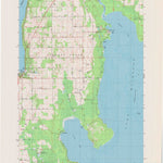 United States Geological Survey Sister Bay, WI (1982, 24000-Scale) digital map