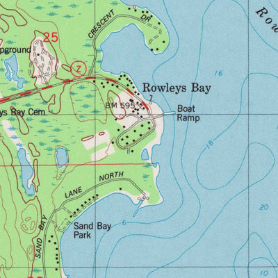 United States Geological Survey Sister Bay, WI (1982, 24000-Scale) digital map