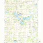 United States Geological Survey Sister Lakes, MI (1981, 24000-Scale) digital map