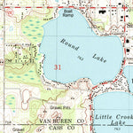 United States Geological Survey Sister Lakes, MI (1981, 24000-Scale) digital map