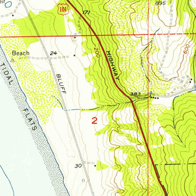 United States Geological Survey Sister Rocks, CA (1956, 24000-Scale) digital map