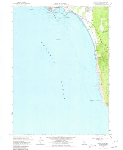 United States Geological Survey Sister Rocks, CA (1966, 24000-Scale) digital map