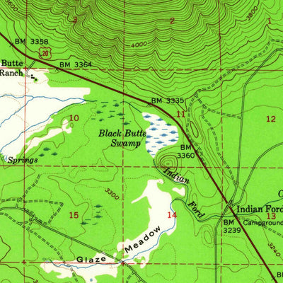 United States Geological Survey Sisters, OR (1959, 62500-Scale) digital map