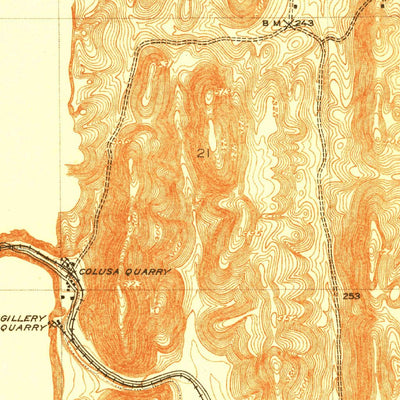 United States Geological Survey Sites, CA (1917, 31680-Scale) digital map