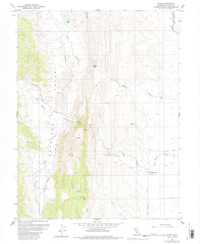 United States Geological Survey Sites, CA (1958, 24000-Scale) digital map