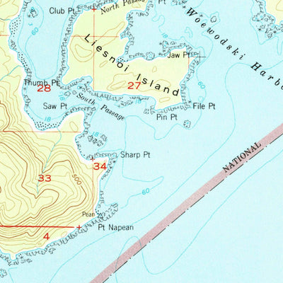 United States Geological Survey Sitka A-1, AK (1948, 63360-Scale) digital map