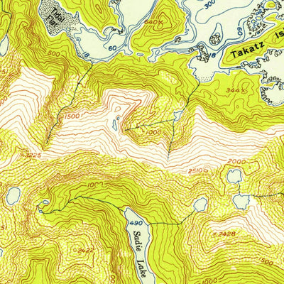 United States Geological Survey Sitka A-3, AK (1948, 63360-Scale) digital map