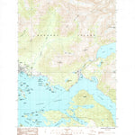 United States Geological Survey Sitka A-4 SW, AK (1987, 25000-Scale) digital map