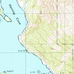 United States Geological Survey Sitka A-4 SW, AK (1987, 25000-Scale) digital map