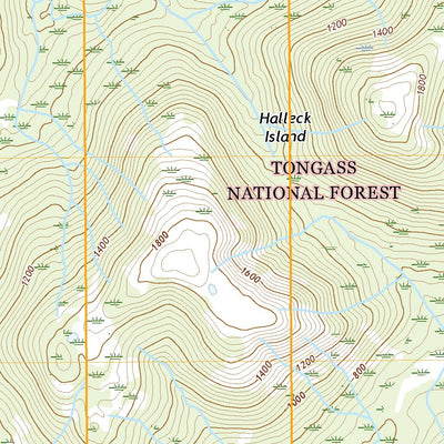 United States Geological Survey Sitka A-5 NE, AK (2021, 25000-Scale) digital map