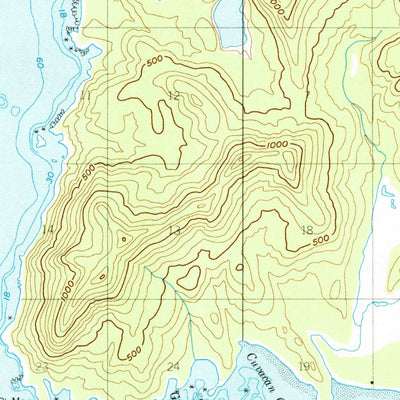 United States Geological Survey Sitka A-6, AK (1951, 63360-Scale) digital map