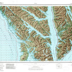 United States Geological Survey Sitka, AK (1951, 250000-Scale) digital map